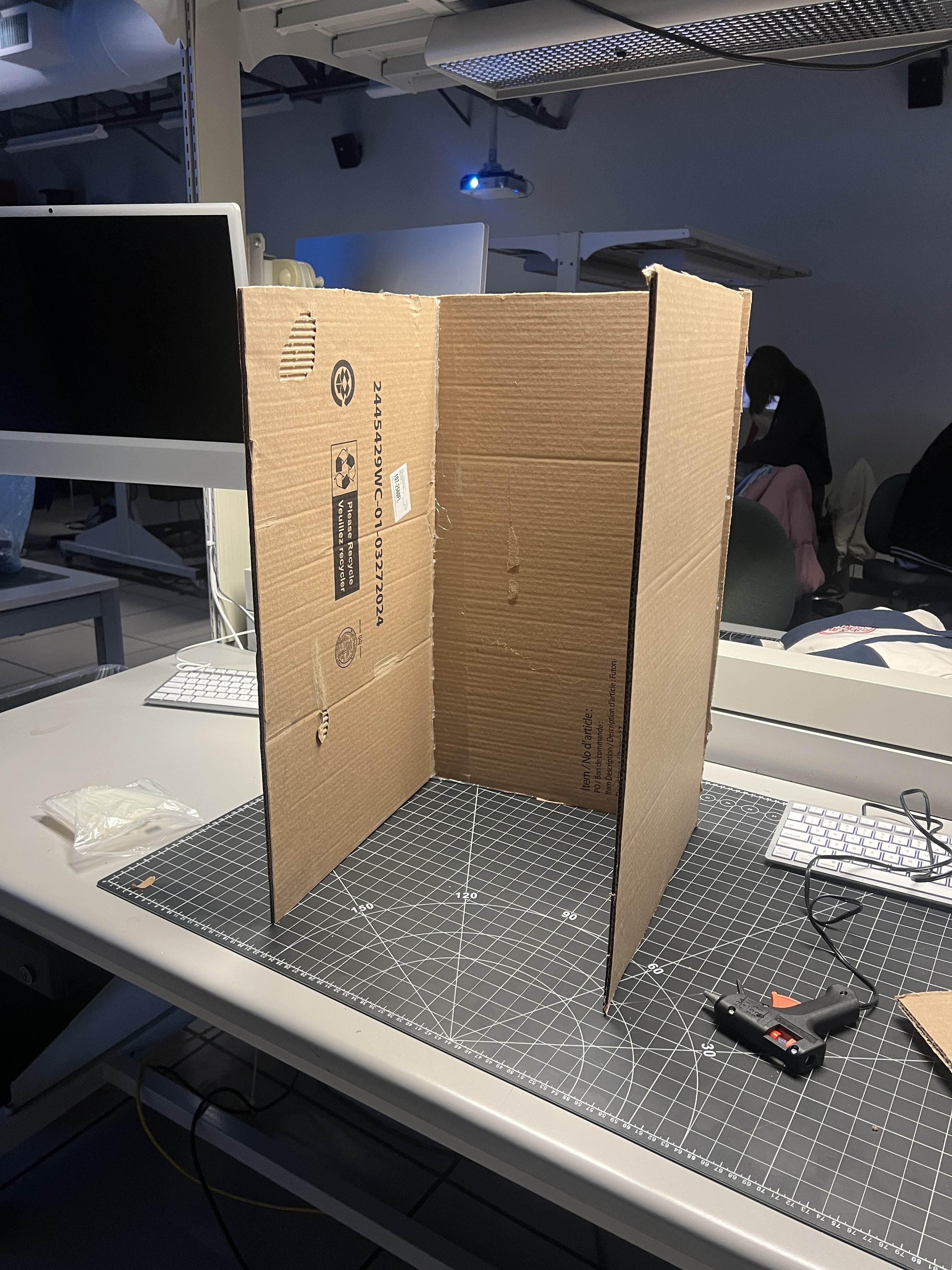 Carboard Prototype Back-View